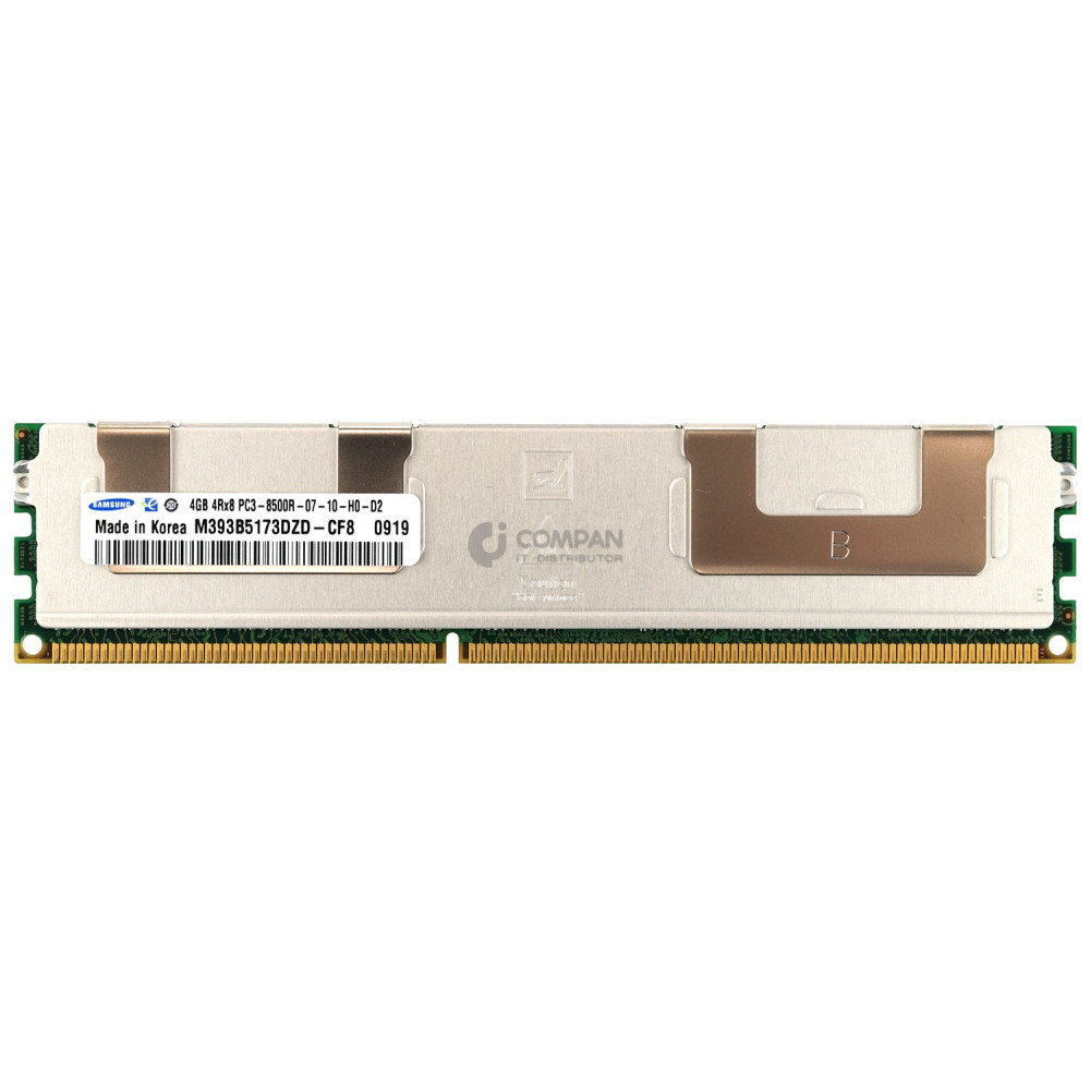 M393B5173DZD-CF8 SAMSUNG MEMORY 4GB 4RX8 PC3 8500R DDR3